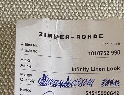 Zimmer + Rohde Infinity Linen Look roomwit