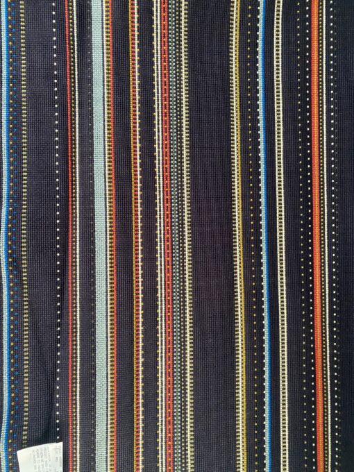 Maharam Point 002 Black and Coral Paul Smith