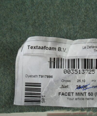 Textaafoam Facet 50 Mint groen