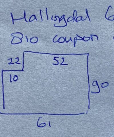 Kvadrat Hallingdal 65 810 blauw turquoise