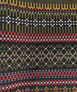Maharam Point 005 Black and Khaki zwart Paul Smith