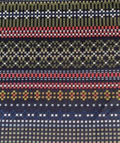 Maharam Point 005 Black and Khaki zwart Paul Smith