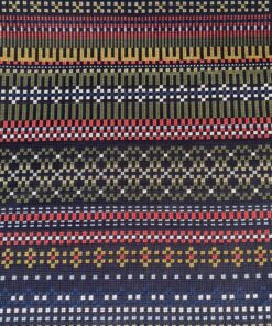Maharam Point 005 Black and Khaki zwart Paul Smith