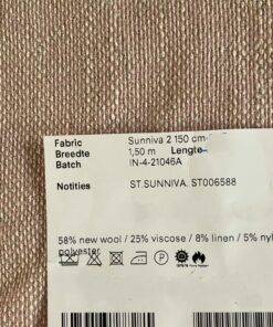 Kvadrat Sunniva 3 236 roze roomwit