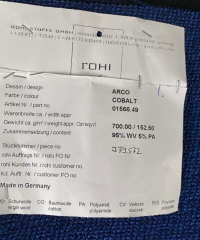 Rohi Arco Cobalt cobaltblauw zwart
