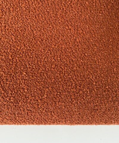 meubelstof bouclé burnt orange bruin oranje