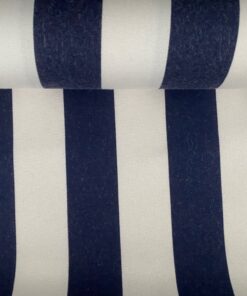 outdoor blauw crèmewit meubelstof verticale strepen
