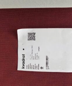 Kvadrat Febrik Uniform Melange 0583 rozerood zwart