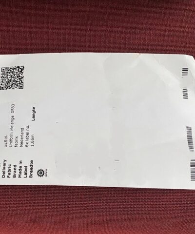 Kvadrat Febrik Uniform Melange 0583 rozerood zwart