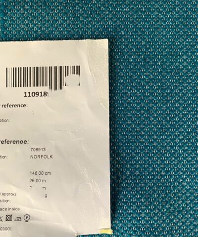 Vescom Norfolk 13 petrol blauw grijs