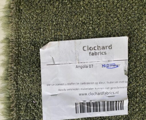 Clochard Fabrics Angola 07 groen bouclé