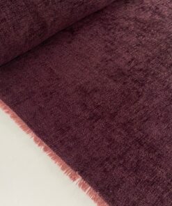 Designers Guild Bilbao Plum wijnrood zilver roze
