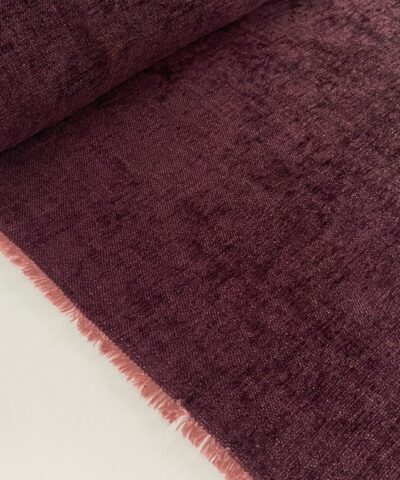 Designers Guild Bilbao Plum wijnrood zilver roze