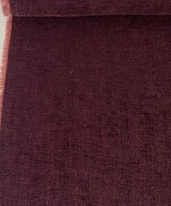 Designers Guild Bilbao Plum wijnrood zilver roze