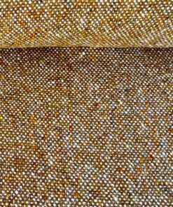 Retro meubelstof creme camel oranje geel bruin