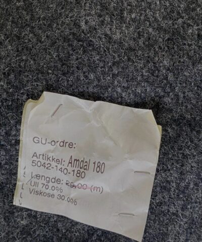 Gudbrandsdalens Amdal 180 antraciet grijs gemêleerd