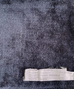 Designers Guild Zaragoza Midnight paarsblauw velours vintage