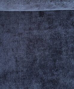 Designers Guild Zaragoza Midnight paarsblauw velours vintage