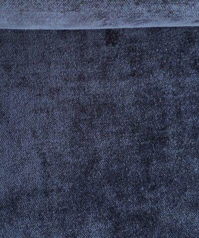 Designers Guild Zaragoza Midnight paarsblauw velours vintage