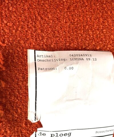 De Ploeg Lumina 09/12 oranje bouclé