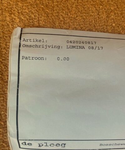 De Ploeg Lumina 08/17 licht oranje bouclé