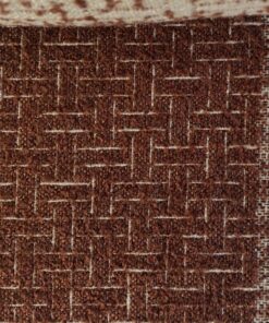 Colefax & Fowler Larsen Remi Wood bruin creme bouclé patroon