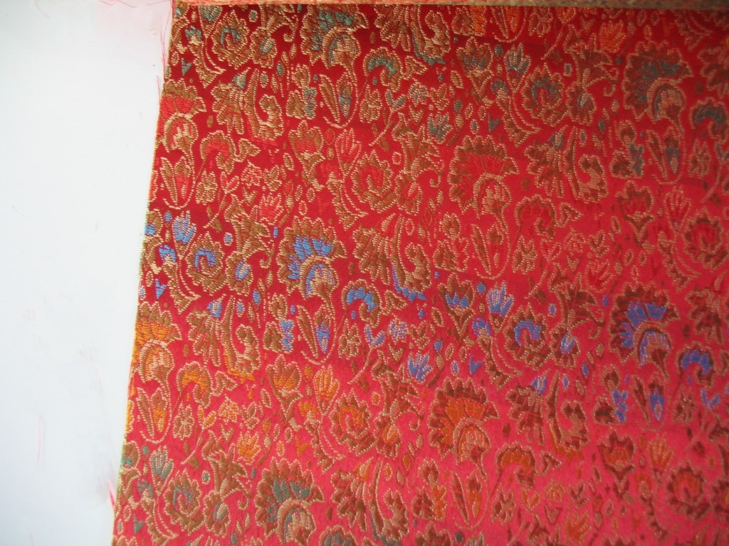 Chinees bloemen patroon rood