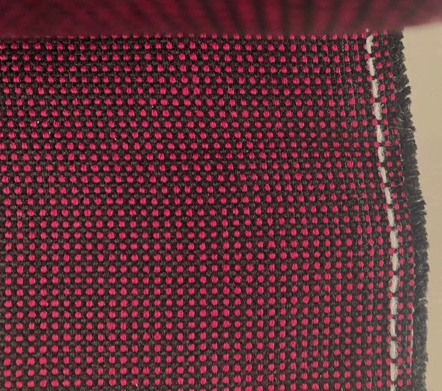 Kvadrat Pro fuchsia roze zwart geblokt