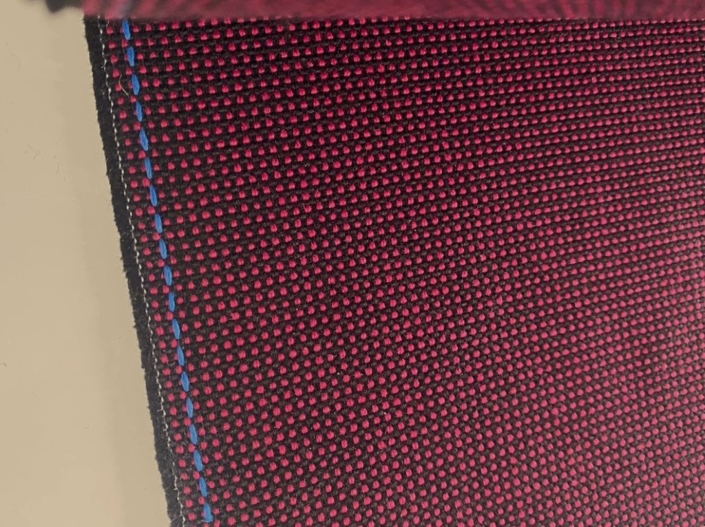 Kvadrat Pro fuchsia roze zwart geblokt