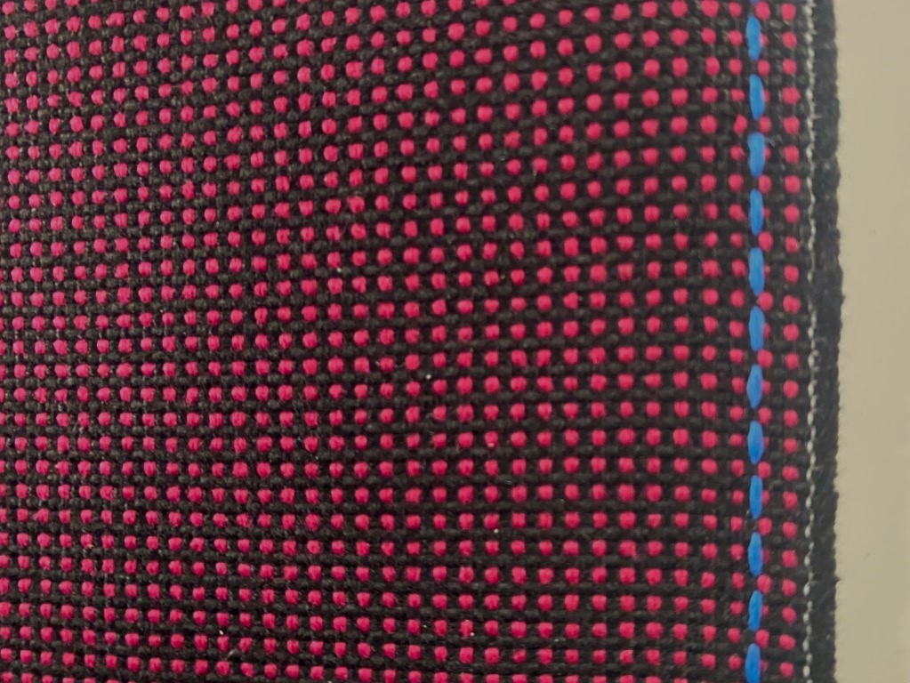 Kvadrat Pro fuchsia roze zwart geblokt