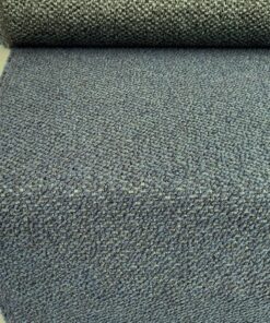 Meubelstof lilablauw grijs boucle S
