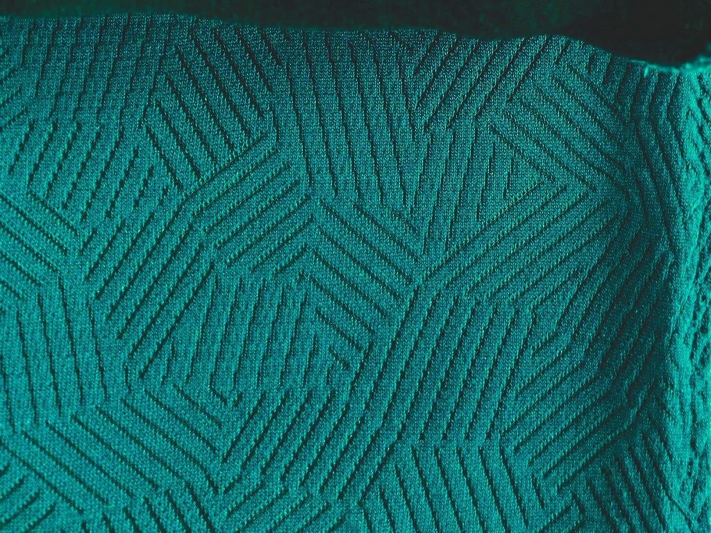 Kvadrat Febrik Razzle Dazzle 876 turquoisegroen