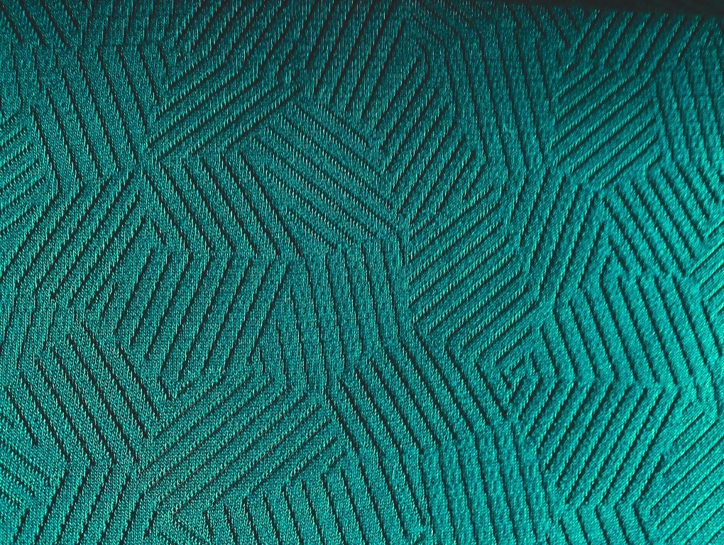 Kvadrat Febrik Razzle Dazzle 876 turquoisegroen