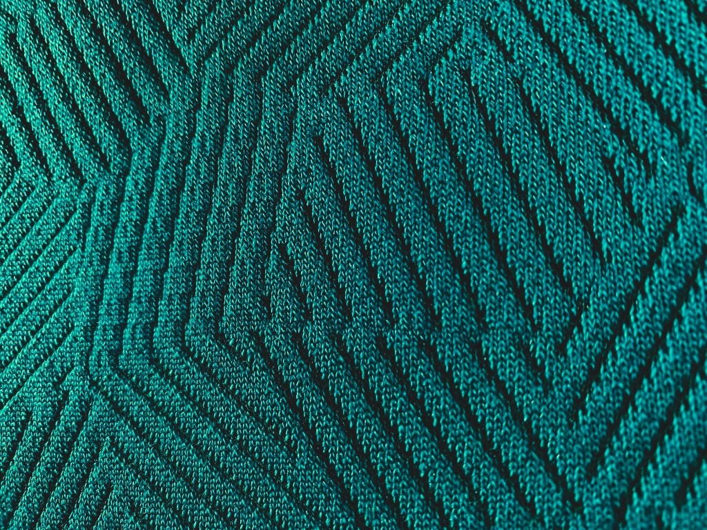 Kvadrat Febrik Razzle Dazzle 876 turquoisegroen
