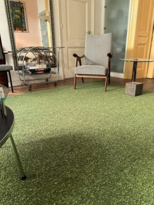 kasthall tapijt groen woonkamer
