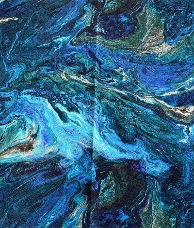 JAB Anstoetz Outerspace 50 blauw groen