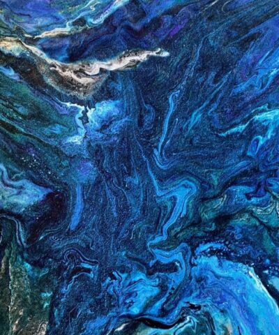 JAB Anstoetz Outerspace 50 blauw groen