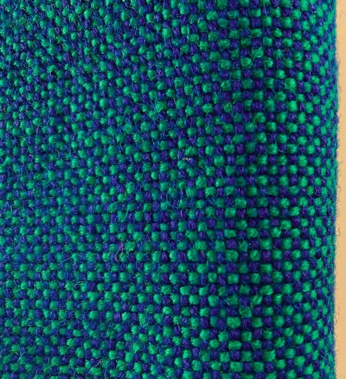 Kvadrat Hallingdal 65 883 groen koningsblauw