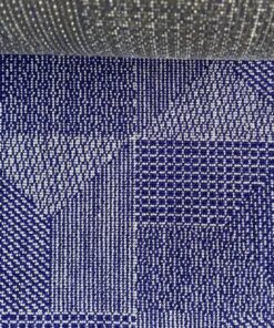 Kvadrat Crystal Field 753 blauw grijs patroon