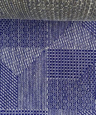 Kvadrat Crystal Field 753 blauw grijs patroon