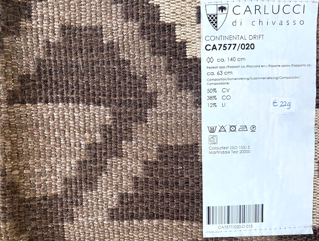 Chivasso JAB-Anstoetz Continental Drift 020 bruin beige creme patroon