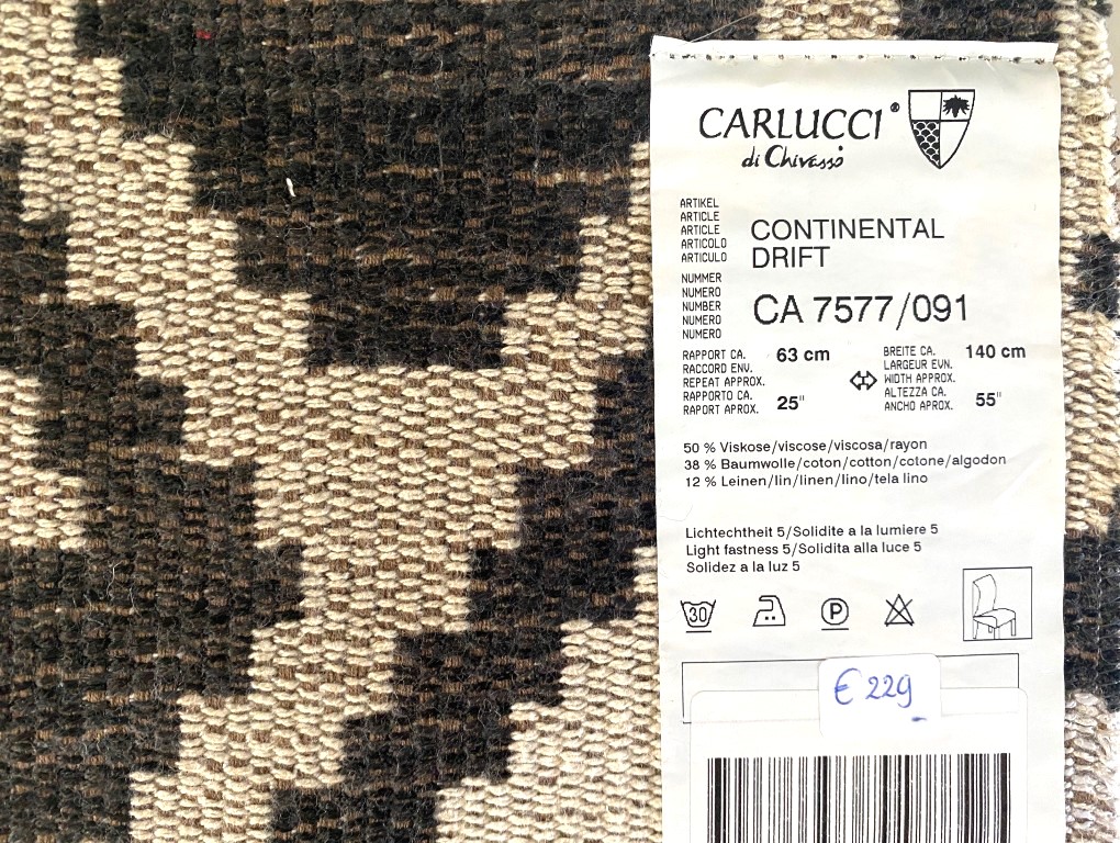 Carlucci JAB-Anstoetz Continental Drift 091 bruin beige zwart patroon