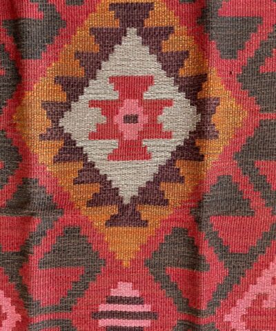 Carlucci JAB-Anstoetz Continental Drift oranje roze groen patroon