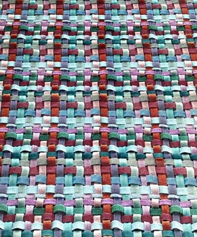 Treccia 015 3D patroon diverse kleuren