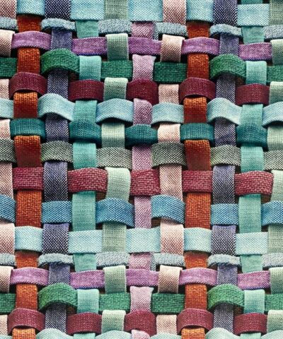 Treccia 015 3D patroon diverse kleuren