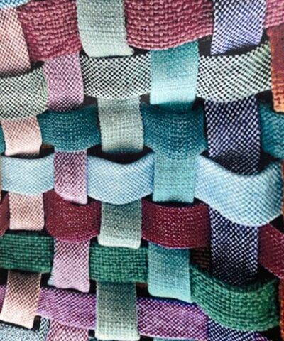 Treccia 015 3D patroon diverse kleuren