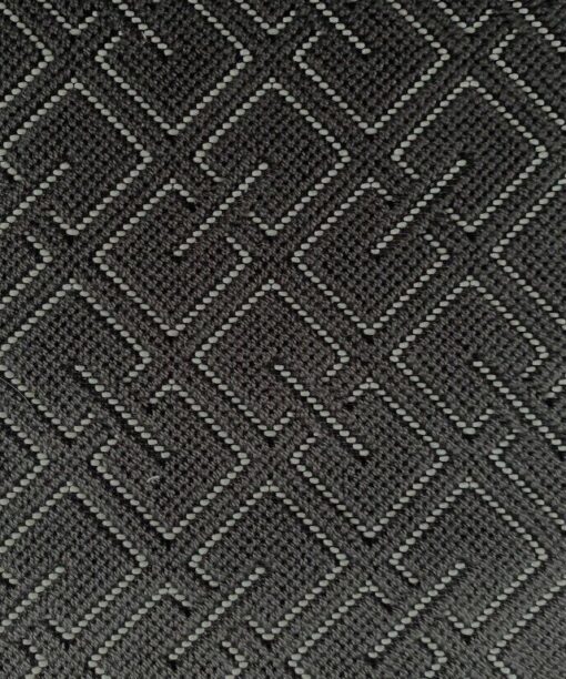 Kvadrat Sahco Grid 0010 grijs roomwit geometrisch patroon