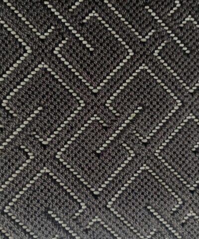 Kvadrat Sahco Grid 0010 grijs roomwit geometrisch patroon