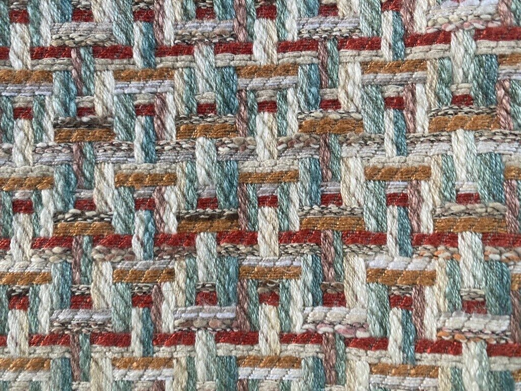 Colefax and Fowler Beal Multi groen, oranje, creme