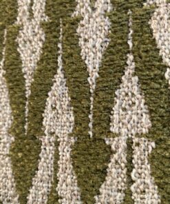 Clochard Fabrics Fiore 02 groen beige motief